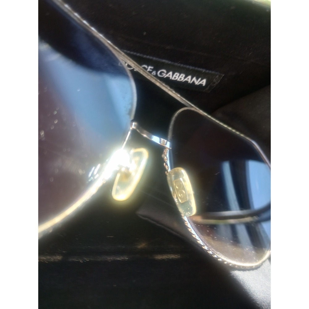Dolce And Gabbana Rope Aviator Floral Sunglasses Dg2191 Discontinued With Case - Picture 3 of 13